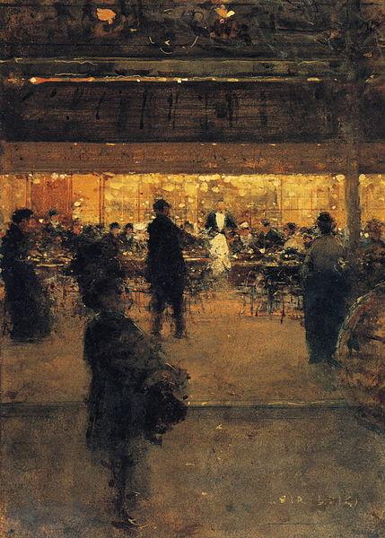 Marianne Loir Night Cafe oil painting image